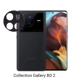 For Vivo X80 HD Clear Transparent 9H Scratch Resistant Tempered Glass 3D Camera Protector.