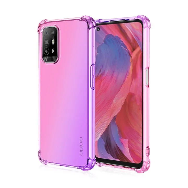 xprmy%20for%20Oppo%20A94%205G%20(6.43%20)/%20F19%20Pro%20Plus%20/%20A95%205G%20Multicolor%20Silicone%20TPU%20Casing%20Soft%20Buffer%20Thin%20Anti%20fall%20Corners%20solid%20color%20Phone%20Cover%20-%20Image%202
