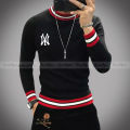 Premium Quality Black Color Cotton Full Sleeve Sweater for Men - Sweater For Men. 