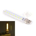 Mini Portable USB LED 5V 8 LED Light SMD Table Desk Lamp Book Flashlight Night Light for Power Bank Laptop Camping. 