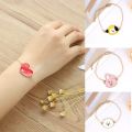 KPOP BTS BT21 Cartoon Bracelet Necklace Keychain Brooch Metal Charm Phone Straps. 