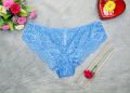 Lace Panties for Women Comfort Cotton Lace Half Back Coverage Panties,Low Waist Bikini Underwear CuteByte Lace Thong Underwear for Women- 1PCS.