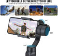 F6 3 Axis Gimbal Handheld Stabilizer Cellphone Action Camera Holder Anti Shake Video Record Smartphone Gimbal For Phone.