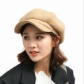 Auutmn Winter Hats for Women Solid Plain Octagonal Newsboy Cap Men Ladies Casual Wool Hat Winter Beret Women Painter Cap. 