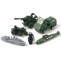 100Pcs/set Military Toy 12Poses Plastic Soldiers Army Men Figures Aircraft Tanks Turret Children Boy Gift Silver Green Brown. 