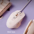 Inphic PW5 Mecha Wired Game Mouse Macro Definition Light Mute Office USB Computer Mouse. 
