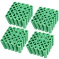 100Pcs M6 Expansion Pipe Plastic Wall Plug Fixing Tube Green H MF.