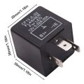LED Turn Signal Light Bulbs Relay-2 x CF13 JL-02 Relay-black. 