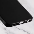 Realme 12 5G/12X 5G/C65 5G/Narzo N65 5G/Narzo 70X 5G Silicone Matte Flexible Soft Phone Case- Black - Phone Back Cover.