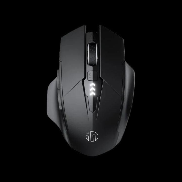 Inphic A1 Rechargeable Bluetooth Wireless Mouse | Tri-Mode (BT5.0/3.0/2.4G), Silent Click, Visible Battery Indicator