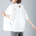 Short Sun Protection Clothing Women2022New Korean Style Western Style Hooded Sun-Protective Clothing Casual Loose All-Match Summer Coat Fashion【8Month6Day After】.