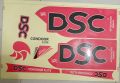 DSC cricket bat stickers.
