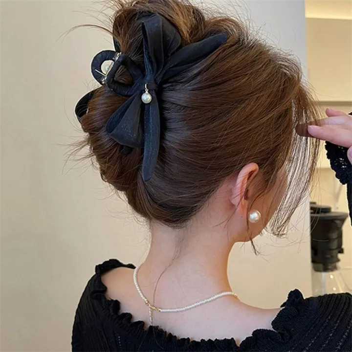 Elegance%20Bow%20Hair%20Clip%20For%20Women%20Simple%20Pearl%20Hair%20Claw%20Clips%20Large%20Size%20Hairpin%20Hair%20Accessories%20Yao%20Store%20-%20Image%206