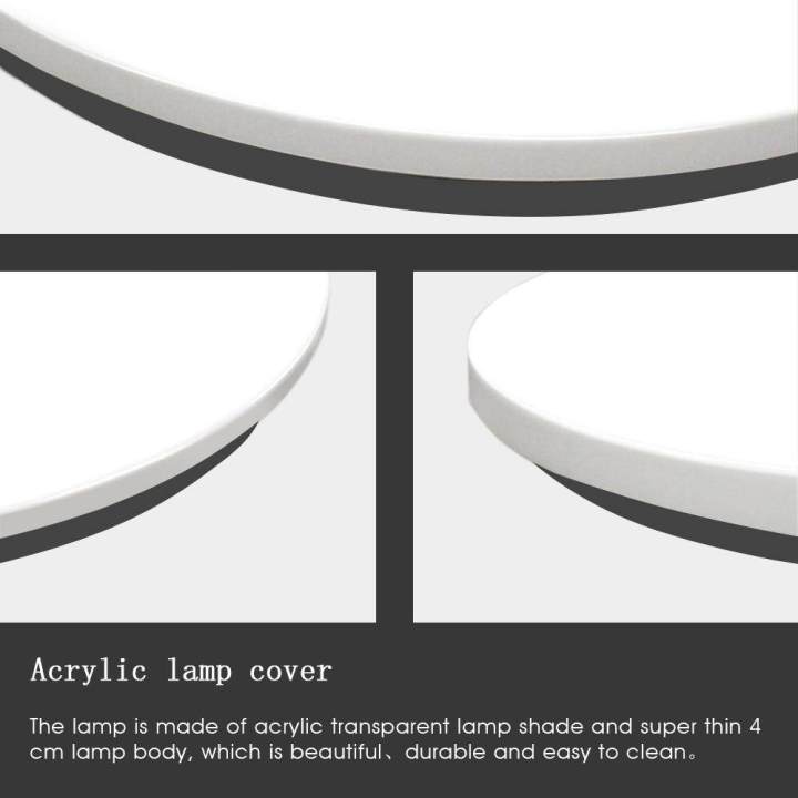 12W%20LED%20Ceiling%20Light%20Surface%20Mounted%20Flush%20Mount%20Light%20110V-240V%20Modern%20Lamp%20Bedroom%20Study%20Living%20Room%20White/Warm%20White%20-%20Image%205