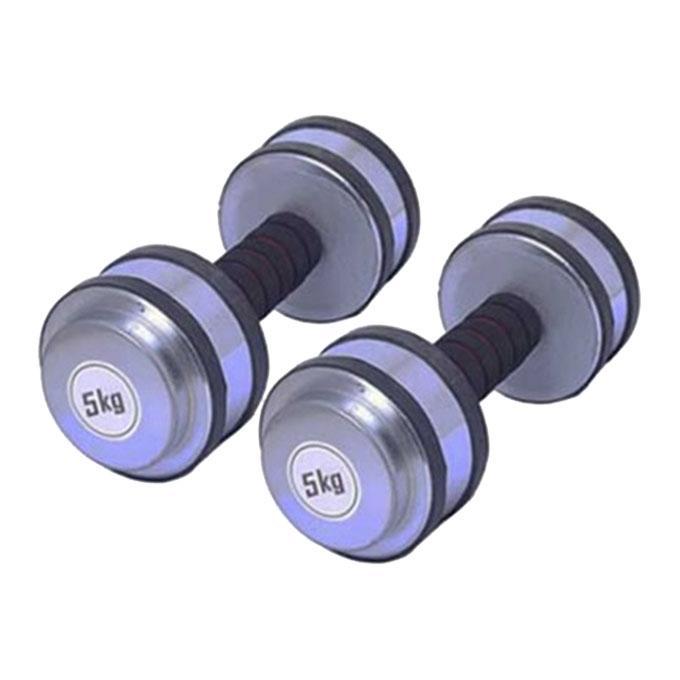 Combo%20Pack%20of%20Two%20Pieces%20Rubber%20Dumbbell%20Set%20-%2010kg%20-%20Silver%20-%20Image%202