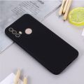 Motorola Moto E40/E30/E20, Slim Fit Silky And Soft Touch Finish Silicone Matte Finish TPU - Black (With Logo).