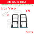 Vivo Y51 Sim Tray Micro SD Card Slot with Sim Ejector Pin Replacement Part. 