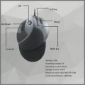 HXSJ Delux USB Wired Ergonomic Vertical Optical Mouse Computer Mice Adjustable 1600 DPI 5D Buttons with Removable Palm Rest. 