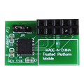 10Pin SPI TPM 2.0 Module SPI TPM 2.0 Module Trusted Platform TPM 2.0 Horizontal Trusted Platform Module for -AOM-TPM-9670H(A). 