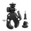 Bike Camera Mount Tripod Clip Adapter Bicycle Motorcycle HandleHandle Action Camera Part For Gopro Hero 1 2 3 3+ 4. 