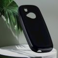 New Silicone Back Cover for Nokia 3310 Dual SIM - Black. 
