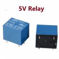 2Pcs - SONGLE 5V Relay Switch 5 Pin 10A DC Coil SPDT Auto Universal Relay SRD-05VDC-SL-C PCB Mount Power Relay 5V Relay Switch 220V 10A.