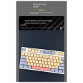 132 Keys PBT Keycaps Dye-Sublimation Key Caps XDA Keycap Kits for Mechanical Keyboard.