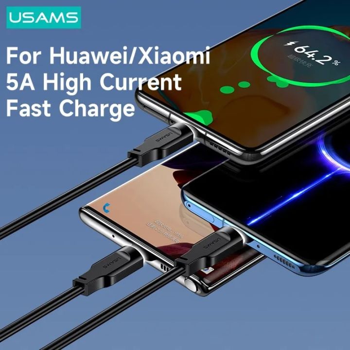 USAMS%20Lithe%20PD%20100W%205A%20Type%20C%20Fast%20Charge%20Indicator%20Cable%20USB%20C%20Data%20Cable%20For%20iPad%20Switch%20Huawei%20Xiaomi%20Samsung%20Tablet%20Laptop%20-%20Image%206