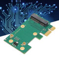 Mini PCIE to PCIE Fine Workmanship Simple Operation Lightweight Portable PCB Material Net Card Adapter. 