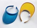 New PVC Plastic Sun Visor Hats Women's Large Brim Candy Casual Windproof Caps For Cycling UV Protection Sunscreen Hats. 