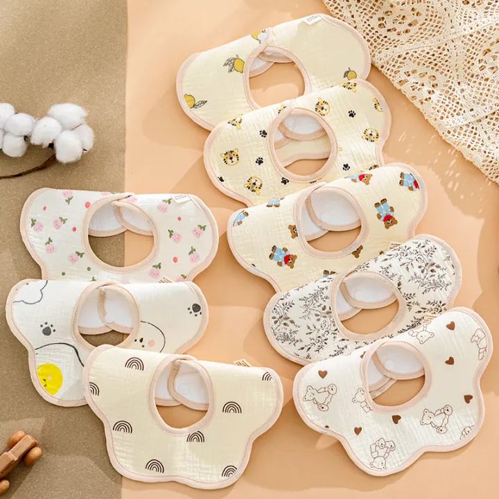 Pure%20Cotton%20Baby%20Saliva%20Napkin%20Male%20Baby%20Bib%20Pure%20Cotton%20Waterproof%20Saliva%20Napkin%20Newborn%20Rice%20Pocket%20Bib%20-1pcs%20-%20Image%202