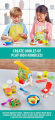 Play-Doh Kitchen Creations Clay Dough Noodles Maker Play Food Set for Kids with 5 Non-Toxic Colors.