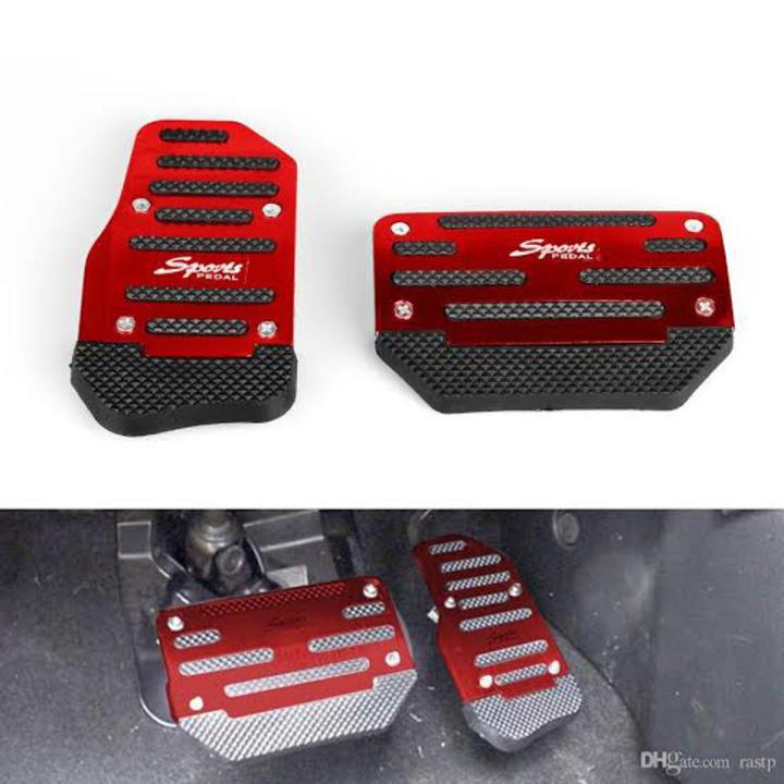 2Pcs Aluminum Non-Slip Car Pedals Pad Cover Brake Automatic Universal for most cars
