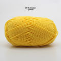 4-Ply Milk Cotton Knitting Yarn (2 Pieces) - Get Creative with This Easy-to-Use and Clean Yarn for Your Crafting Projects.