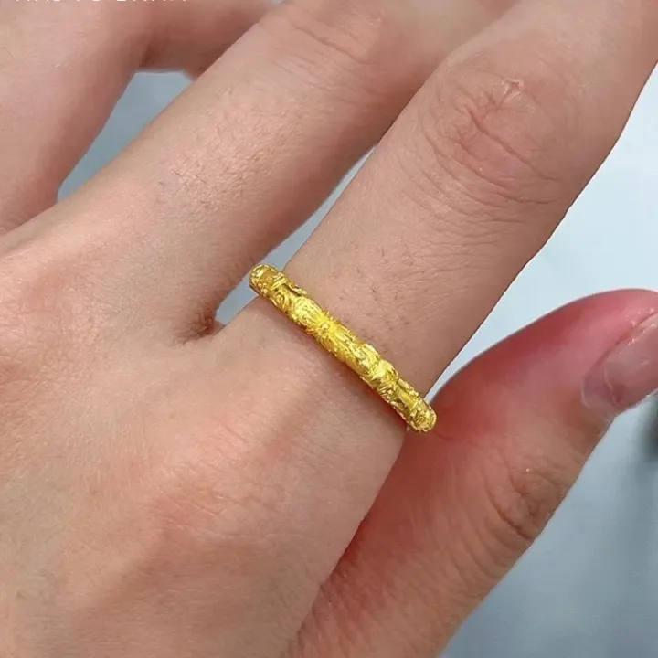 Xiaohongshu%20ancient%20Bauhinia%20flower%20curly%20pattern%20ring%20for%20women%20retro%20palace%20style%20gold%20carved%20plain%20ring%20ring%20for%20women%20-%20Image%204