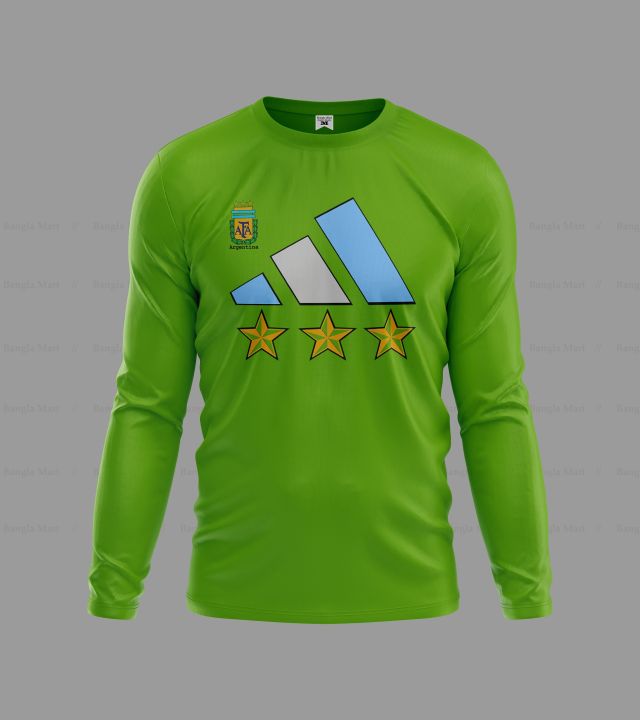 Argentina%20jersey%20t%20shirt%20-%20Comfotable%20Full%20Sleeve%20T-Shirt%20For%20Men%20-%20Image%203