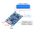 TP4056 Charging Module Circuit 5V 1A Micro USB Lithium-Ion 18650 Charging Module.