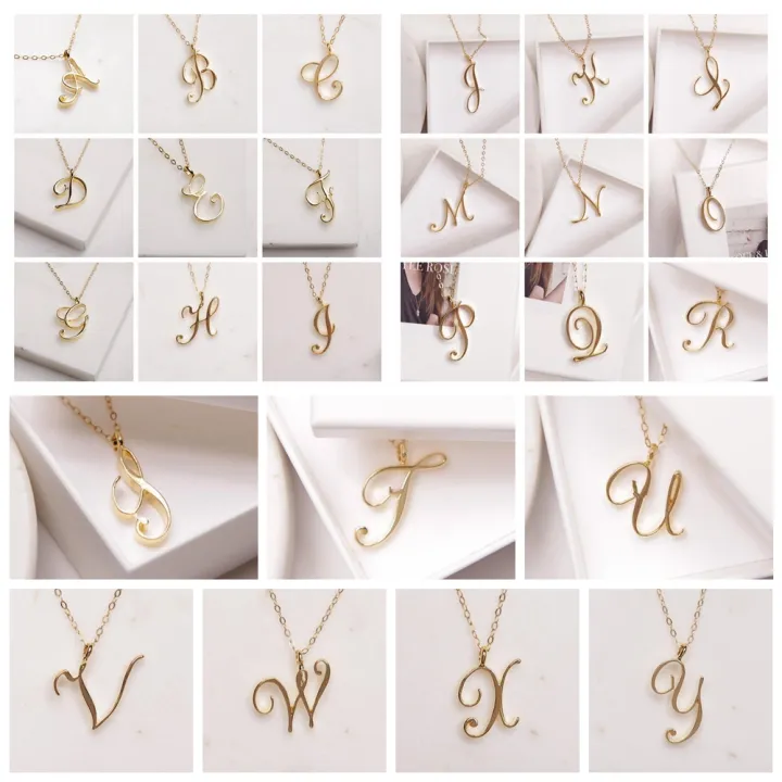 Women%2026%20Letters%20Necklace%20Tiny%20Swirl%20Initial%20Alphabet%20A-Z%20Word%20Cursive%20Chain%20Pendant%20-%20Image%208