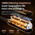 BT8 Wireless Earbud HiFi Bluetooth-compatible 5.3 Neckband Stereo Outdoor Sports Earphones For IPhone Fones De Ouvido Halterneck.
