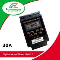 Din Rail LCD Digital Programmable Electronic Timer Switch - 220VAC,30A.