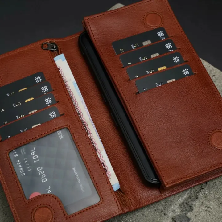 Zays%20Handcrafted%20Premium%20Eco-Friendly%20Leather%20Long%20Wallet,%20Top-Grain%20Vegetable-Tanned%20Slim%20Wallet%207.4%20x%203.8%20x%201%20Inch,%207%20Card%20Slots,%20ID%20Slot,%20Cash%20Compartment,%20Zipper%20Chamber,%202%20Mobile%20Compartments%20-%20Image%206