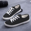 Unisex White Canvas Shoes Casual Summer Vulcanized Shoes Lace-up Students Cloth Shoe Women's Flats Sneakers Women Board Shoes House Foocus. 