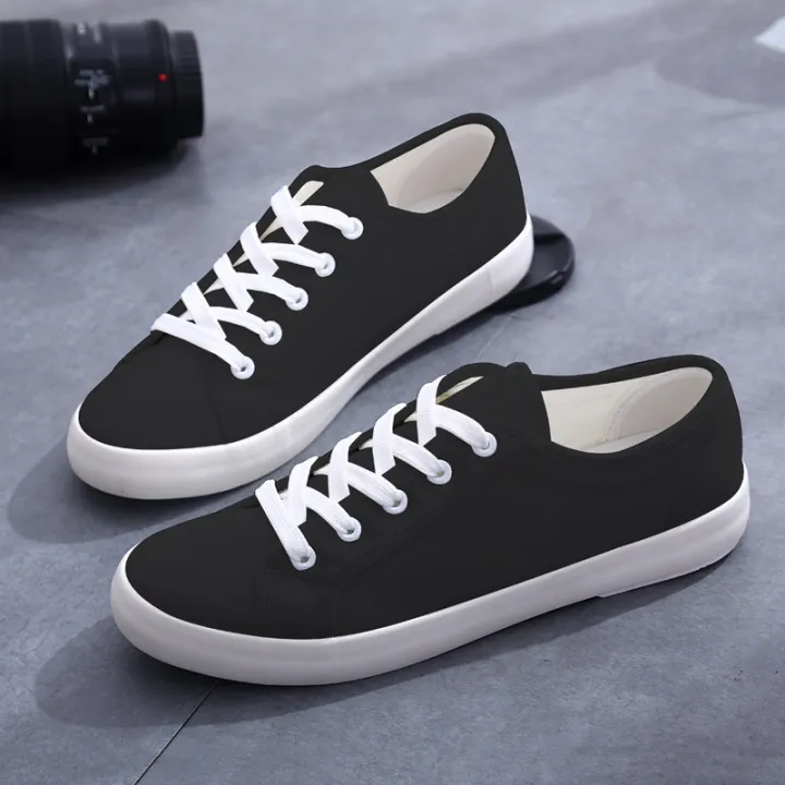 Unisex%20White%20Canvas%20Shoes%20Casual%20Summer%20Vulcanized%20Shoes%20Lace-up%20Students%20Cloth%20Shoe%20Women's%20Flats%20Sneakers%20Women%20Board%20Shoes%20House%20Foocus%20-%20Image%203