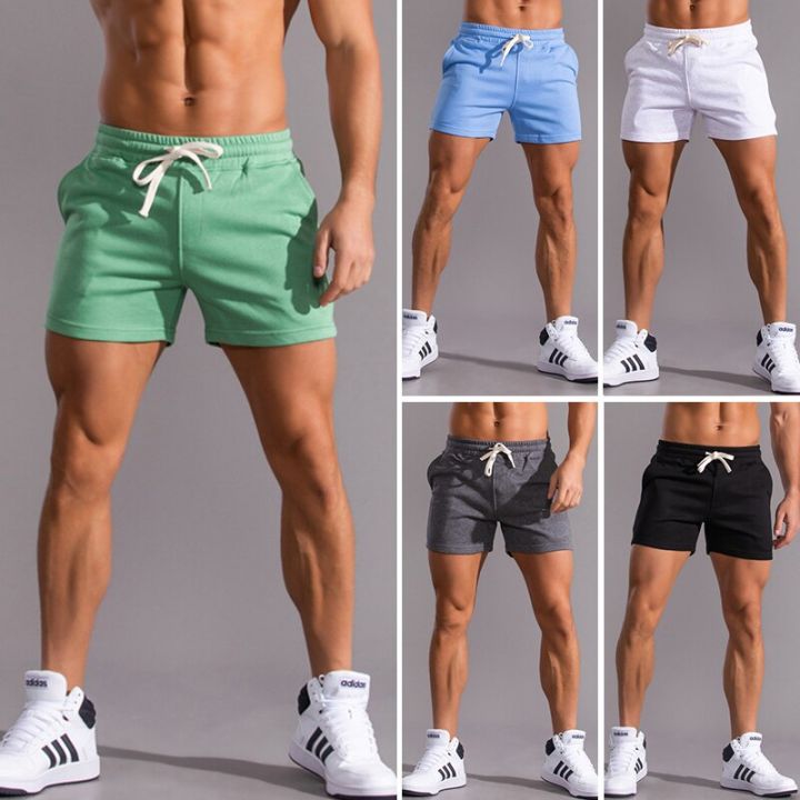 Men%20Cotton%20White%20Shorts%20Running%20Sport%20Shorts%20Homme%20Gym%20Basketball%20Shorts%20Joggers%20Elastic%20Casual%20Shorts%20Streetwear%20Male%20Clothes%20-%20Image%207