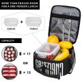 CR7 Football Insulated Lunch Bag for Women Resuable Ronaldos Soccer Thermal Cooler Lunch Box Office Picnic Travel.