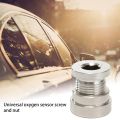 HA Universal Oxygen Sensor Hex Screw And Nut 304 Stainless Steel Oxygen Sensor-Sliver. 