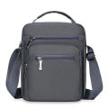 Japan and South Korea's new crossbody bag, men's casual shoulder bag, fashion trend, business simplicity, vertical color small square bag.
