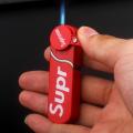 Supreme Lighter windproof Butane Lighter-Black. 
