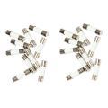 20Pcs 250V 0.5A 500MA Fast Blow Ceramic Fuses Tubes 5mm x 20mm. 