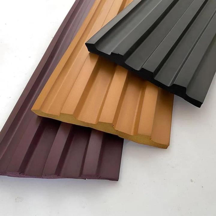 2023NWE Decorative Strip Wall Stickers Wood Panels for Wall Decoration Modern Living Room Bedroom TV Wall Decals Self-adhesive Wallpaper